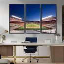 Rutgers Scarlet Knights Football Team Print - Piscataway SHI by MyGreatCanvas | Canvas Wall Art Prints | Photo Prints & Wall Decor
