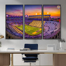 The Louisiana State University Tigers Football Team Print -