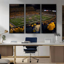 West Virginia Uni Mountaineers Football Team Print - Milan