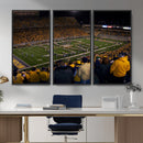 West Virginia Uni Mountaineers Football Team Print - Milan