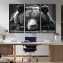 Resting Grizzly 399 Bear Canvas Print | Ready to Hang Wall