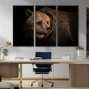 Wild Grizzly 399 Bear Canvas Wall Art Print, Bear Animal by MyGreatCanvas | Canvas Wall Art Prints | Photo Prints & Wall Decor