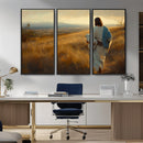 Jesus the Good Shepherd Wall Art Canvas Print -