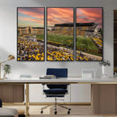 University of Wyoming Cowboys Football Team Print - Laramie by MyGreatCanvas | Canvas Wall Art Prints | Photo Prints & Wall Decor