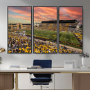 University of Wyoming Cowboys Football Team Print - Laramie