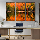 Forest Reflection Art | Autumn Forest Reflection Wall Art | by MyGreatCanvas | Canvas Wall Art Prints | Photo Prints & Wall Decor