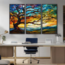 Mosaic Tree Wall Art | Ready to Hang Stained Glass Style