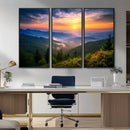 Majestic Mountain Sunrise Print | Landscape Wall Art | by MyGreatCanvas | Canvas Wall Art Prints | Photo Prints & Wall Decor
