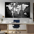 World Map Wall Art Canvas Print – Framed Wall Art for by MyGreatCanvas | Canvas Wall Art Prints | Photo Prints & Wall Decor