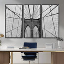 Large Brooklyn Bridge Wall Art Canvas Print