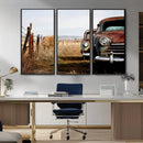 Classic Cars Vintage Wall Art Canvas Print