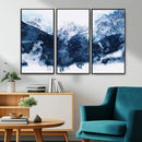 Abstract Blue Mountain Canvas Wall Art – Modern Triptych by MyGreatCanvas | Canvas Wall Art Prints | Photo Prints & Wall Decor