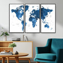 World Map Canvas Print – Framed Detailed Map of the World by MyGreatCanvas | Canvas Wall Art Prints | Photo Prints & Wall Decor