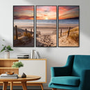 Sunset on the Sea Wall Art Canvas Print by MyGreatCanvas | Canvas Wall Art Prints | Photo Prints & Wall Decor