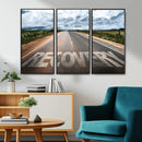 Recovery Road Wall Art Canvas Print