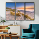 Sunrise On The Beach Wall Art Canvas Print
