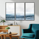 Blue Ocean Abstract Artwork Wall Art Canvas Print