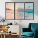 Beach Sunrise Wall Art, Coastal Seascape Canvas Print, Ocean by MyGreatCanvas | Canvas Wall Art Prints | Photo Prints & Wall Decor