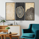 Tree Rings Canvas Wall Art Print – Minimalist Natural