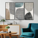 Canvas Print Wall Art Abstract Art Boho, Framed Boho Decor