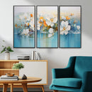 Abstract Flower Wall Art Canvas Print