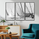Yacht Sailboat Regatta Canvas Wall Art Canvas Print