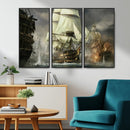 Pirate Ship War Wall Art Canvas Print by MyGreatCanvas | Canvas Wall Art Prints | Photo Prints & Wall Decor
