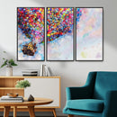 Don't Look Up Movie Canvas Wall Art - Vibrant Floating House