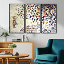 Banksy Wall Art - Banksy Girl Butterfly Graffiti Wall Art
