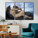 Fallen Angel Wall Art Canvas Print – Classic Art, Framed,