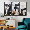 Vintage Baby and Mom Cattle Wall Art Canvas Print by MyGreatCanvas | Canvas Wall Art Prints | Photo Prints & Wall Decor