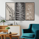 Minimalist Botanical Wall Art Canvas Print, Framed and Ready
