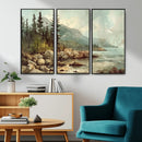 Abstract Acadia National Park Wall Art Canvas Print -