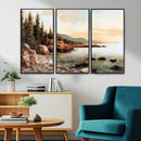 Serene Coastal View of Acadia National Park Wall Art -