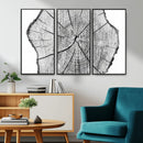 Rustic Tree Ring Wall Art Canvas Print – Framed and Ready to