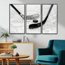 Winter Ice Hockey Sport Canvas Wall Art Print - Hockey Wall by MyGreatCanvas | Canvas Wall Art Prints | Photo Prints & Wall Decor