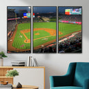Angel Stadium Aerial Canvas Print – Los Angeles Angels
