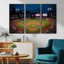 St. Louis Cardinals Baseball Team Print - Busch Stadium Wall by MyGreatCanvas | Canvas Wall Art Prints | Photo Prints & Wall Decor