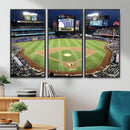 Citi Field Wall Art Print | 3-Panel New York Mets Baseball