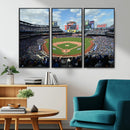New York Mets Baseball Team Print - Citi Field Stadium Wall
