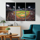 Fenway Park Wall Art Canvas Print | Large Baseball Stadium