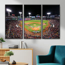 Fenway Park Wall Art Canvas Print | Large Baseball Stadium