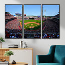 Cincinnati Reds Baseball Canvas Print - American Ball