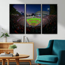 Houston Astros Baseball Print Canvas - Houston Minute Maid