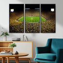 Stadium in Michigan Wall Art Canvas Print, Framed American