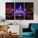 Castle Large Wall Art Disney Magic Kingdom Kids Room Decor -