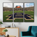Football Stadium Wall Art – Framed Sports Field Canvas
