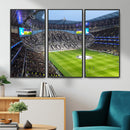 Tottenham Hotspur Stadium Canvas Print, Match Day Triple