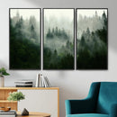 Foggy Forest Wall Art – Tranquil Green Woodland Canvas by MyGreatCanvas | Canvas Wall Art Prints | Photo Prints & Wall Decor