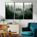 Misty Forest Wall Art – Tranquil Green Woodland Canvas by MyGreatCanvas | Canvas Wall Art Prints | Photo Prints & Wall Decor
